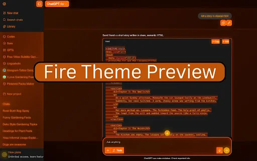 Custom Themes for ChatGPT – Best Skins & Dark Mode Styles - Screenshot 3